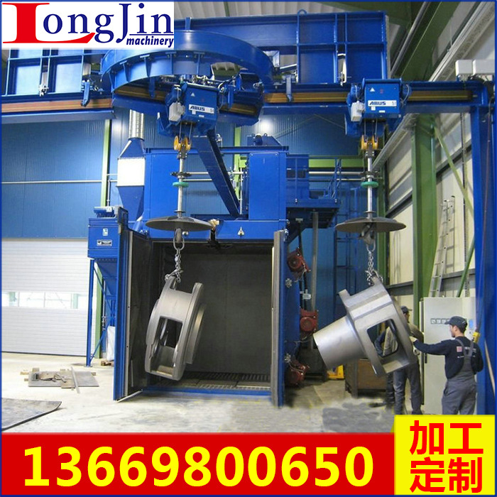 雙吊鉤式大型拋丸機(jī) 鑄件鍛件去氧化皮專(zhuān)用拋丸